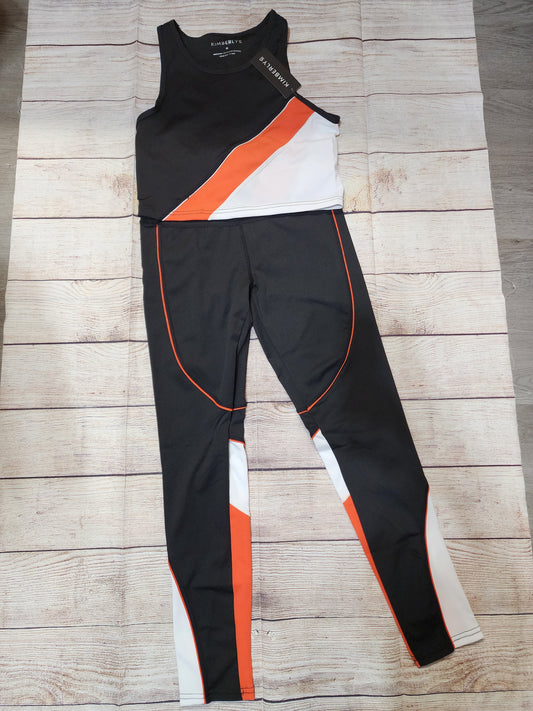 Black/Orange/White 2 Piece Set