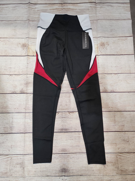 Black/Burgundy/White  Pant