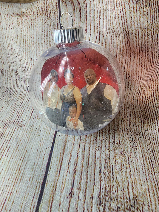 Custom Clear Ornaments